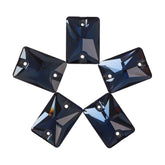 Montana Rectangle Shape High Quality Glass Sew-on Rhinestones WholesaleRhinestone