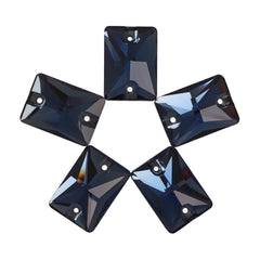 Montana Rectangle Shape High Quality Glass Sew-on Rhinestones WholesaleRhinestone