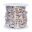 Sew-on Crystal AB Glass Rivoli Rhinestone Trim Chain Applique RA553 WholesaleRhinestone