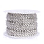 Sew-on Crystal Glass Round Rhinestone Trim Chain Applique RA1124 WholesaleRhinestone