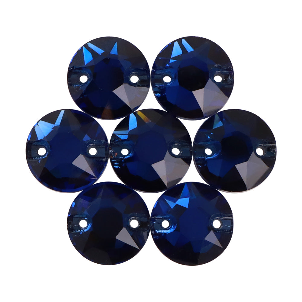 Montana XIRIUS Round Shape High Quality Glass Sew-on Rhinestones WholesaleRhinestone