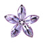 Violet Navette Shape High Quality Glass Sew-on Rhinestones WholesaleRhinestone