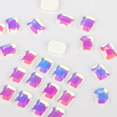 Octagon Shape Mocha White Flat Back Fancy Rhinestones WholesaleRhinestone