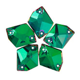 Heliotrope Cosmic Shape High Quality Glass Sew-on Rhinestones WholesaleRhinestone