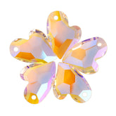 Paradise Shine Devoted 2 U Heart High Quality Glass Rhinestone Pendant WholesaleRhinestone