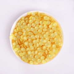 Neon Yellow Rose Glass FlatBack Neon Rhinestones WholesaleRhinestone