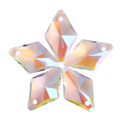Crystal Shimmer Rhombus High Quality Glass Rhinestone Pendant WholesaleRhinestone