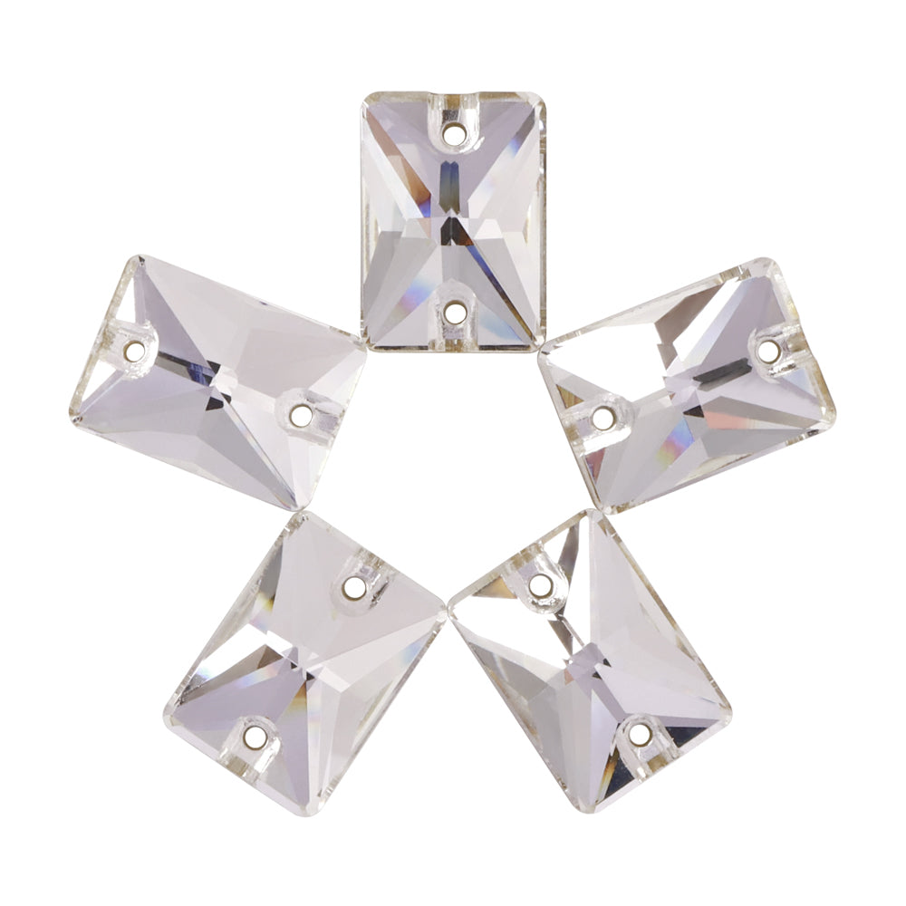 Crystal Rectangle Shape High Quality Glass Sew-on Rhinestones WholesaleRhinestone