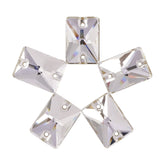 Crystal Rectangle Shape High Quality Glass Sew-on Rhinestones WholesaleRhinestone