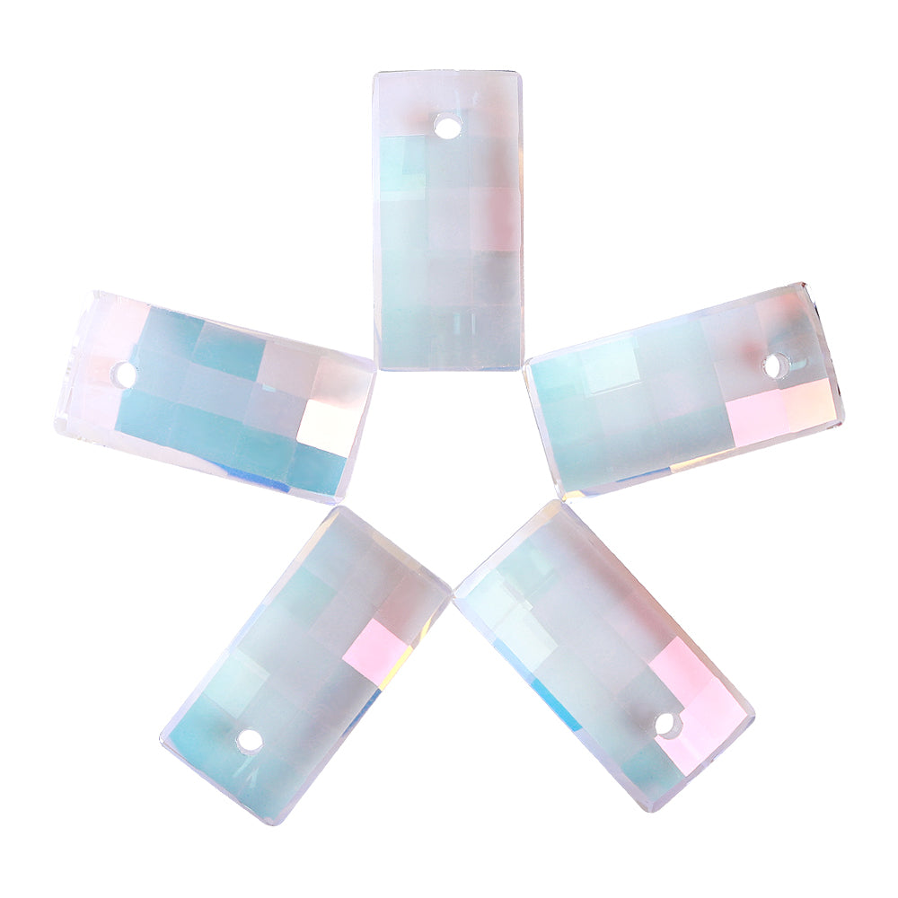 Light Crystal AB Urban Shape High Quality Glass Rhinestone Pendant WholesaleRhinestone