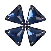 Montana Triangle Shape High Quality Glass Sew-on Rhinestones WholesaleRhinestone