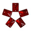 Siam Rectangle Shape High Quality Glass Sew-on Rhinestones WholesaleRhinestone