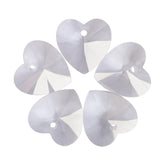 Silver Shade XILION Heart High Quality Glass Rhinestone Pendant WholesaleRhinestone
