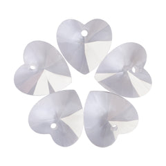 Silver Shade XILION Heart High Quality Glass Rhinestone Pendant WholesaleRhinestone