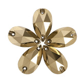 Dorado Drop Shape High Quality Glass Sew-on Rhinestones WholesaleRhinestone