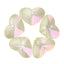 Luminous Green Truly In Love Heart High Quality Glass Rhinestone Pendant WholesaleRhinestone