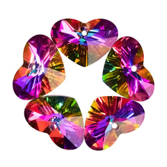 Volcano Truly In Love Heart High Quality Glass Rhinestone Pendant WholesaleRhinestone