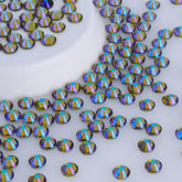 Olive Green AB Glass HotFix Rhinestones WholesaleRhinestone