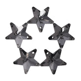 Silver Night Star Shape High Quality Glass Rhinestone Pendant WholesaleRhinestone