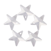 Silver Shade Star Shape High Quality Glass Rhinestone Pendant WholesaleRhinestone
