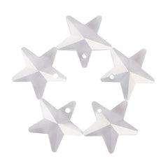 Silver Shade Star Shape High Quality Glass Rhinestone Pendant WholesaleRhinestone