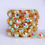 Sew-on Crystal AB Glass Rivoli Rhinestone Trim Chain Applique RA135 WholesaleRhinestone