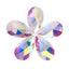 Crystal AB Pear-shaped High Quality Glass Rhinestone Pendant WholesaleRhinestone