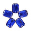Sapphire Octagon Shape High Quality Glass Sew-on Rhinestones WholesaleRhinestone