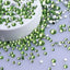 Mixed Sizes Peridot Glass FlatBack Rhinestones For Nail Art Silver Back WholesaleRhinestone