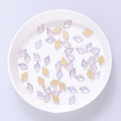 Rhombus Shape Pink Opal Flat Back Fancy Rhinestones WholesaleRhinestone