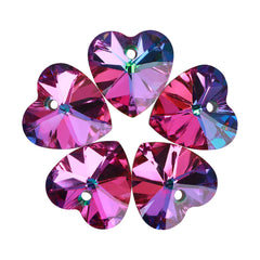 Volcano XILION Heart High Quality Glass Rhinestone Pendant WholesaleRhinestone