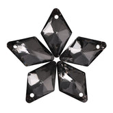 Silver Night Rhombus High Quality Glass Rhinestone Pendant WholesaleRhinestone