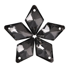 Silver Night Rhombus High Quality Glass Rhinestone Pendant WholesaleRhinestone