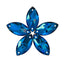 Bermuda Blue Navette Shape High Quality Glass Sew-on Rhinestones WholesaleRhinestone