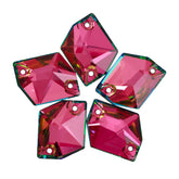 Vitrail Rose Cosmic Shape High Quality Glass Sew-on Rhinestones WholesaleRhinestone