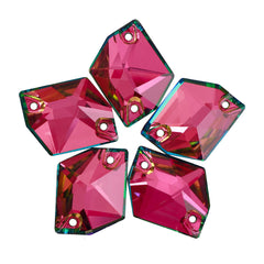 Vitrail Rose Cosmic Shape High Quality Glass Sew-on Rhinestones WholesaleRhinestone