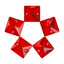 Light Siam Square Shape High Quality Glass Sew-on Rhinestones WholesaleRhinestone