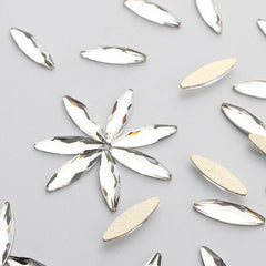 Navette Shape Crystal Flat Back Fancy Rhinestones WholesaleRhinestone