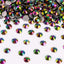 Green Magic Glass FlatBack Rhinestones Silver Back WholesaleRhinestone