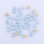 Heart Shape Blue Opal Glass Flat Back Fancy Rhinestones WholesaleRhinestone