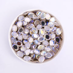 Blue Moonlight Magic Mirror Shape Pointed Back Fancy Rhinestones For Nail Art WholesaleRhinestone