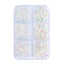 Mixed Sizes 6 Grid Box Crystal AB Glass FlatBack Rhinestones For Nail Art Unfoiled Back WholesaleRhinestone
