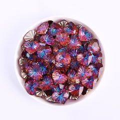 Millennium Series Heart Shape Purple Volcano Glass Pointed Back Fancy Rhinestones WholesaleRhinestone