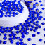 Sapphire Glass Flat Back Glue Rhinestones 16 Cut Facets WholesaleRhinestone