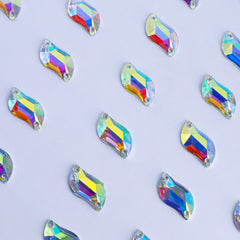 Wave Crystal AB Resin Sew-on Rhinestones For Dance Costume WholesaleRhinestone