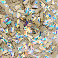 Trapezoid Shape Crystal AB Flat Back Fancy Rhinestones WholesaleRhinestone