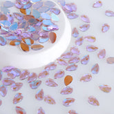 Raindrop Shape Charm Purple Flat Back Fancy Rhinestones WholesaleRhinestone