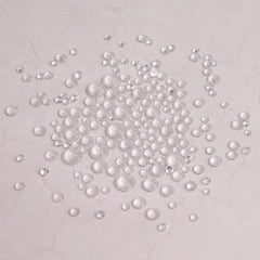 Mixed Sizes Crystal Unfoiled Glass FlatBack Rhinestones For Nail Art WholesaleRhinestone