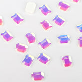 Octagon Shape Mocha White Flat Back Fancy Rhinestones WholesaleRhinestone