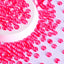 Neon Pink Glass FlatBack Neon Rhinestones WholesaleRhinestone